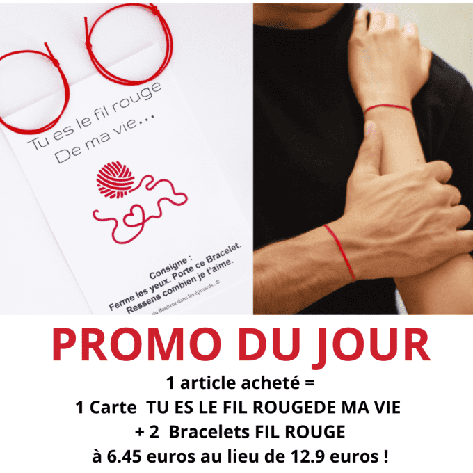 CARTE PROMESSE DU PETIT DOIGT + 2 BRACELETS PROMESSE - R11
