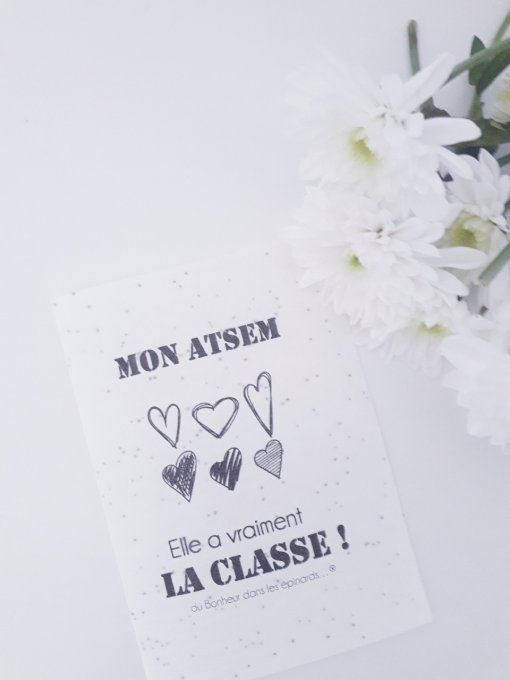 CARTE A PLANTER - ATSEM
