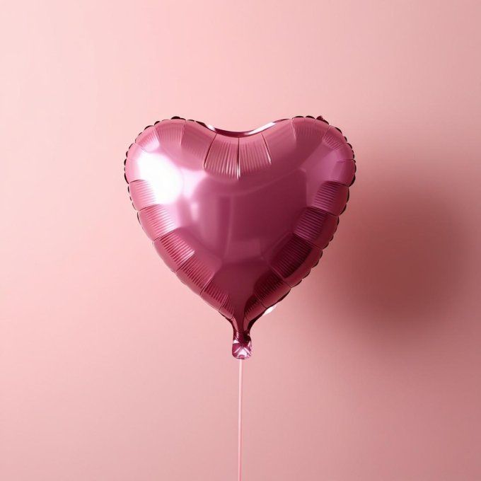 BOX COEUR + MESSAGE PERSONNALISE  - Coloris au choix