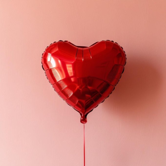 BOX COEUR ROUGE + MESSAGE PERSONNALISE 