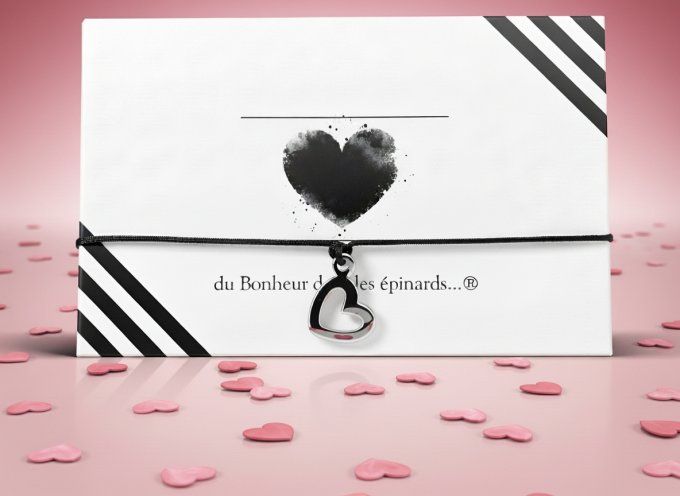 CARTE + LE BRACELET IMPERDABLE - MON ENFANT (de 1 à 10 Bracelets) - D13 - coeur ou étoile