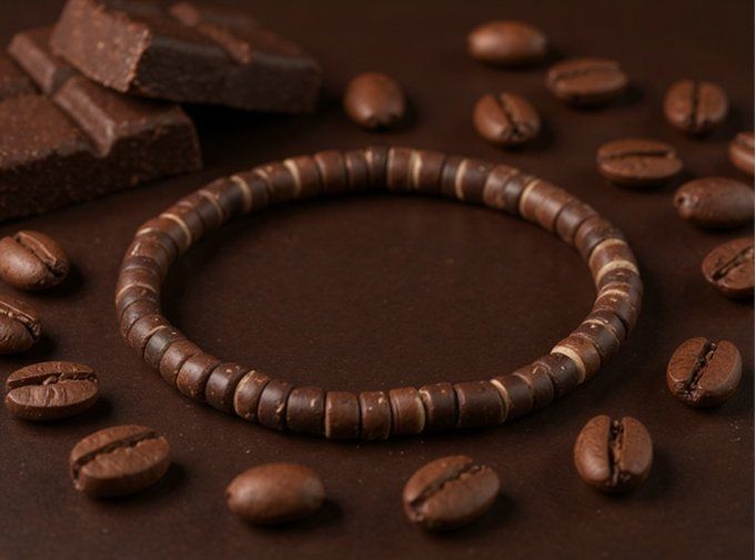 CARTE A MON HOMME + BRACELET PERLES - F48