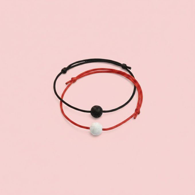 CARTE PERLE RARE + 2 BRACELETS PERLES NATURELLES - R22 