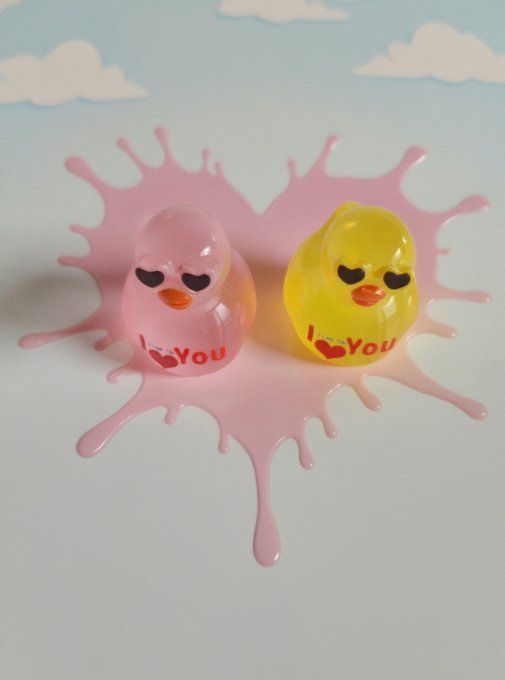 PACK LOVE - CARTE + 2 BRACELETS COUPLE et CARTE + 2 CANARDS AMOUREUX