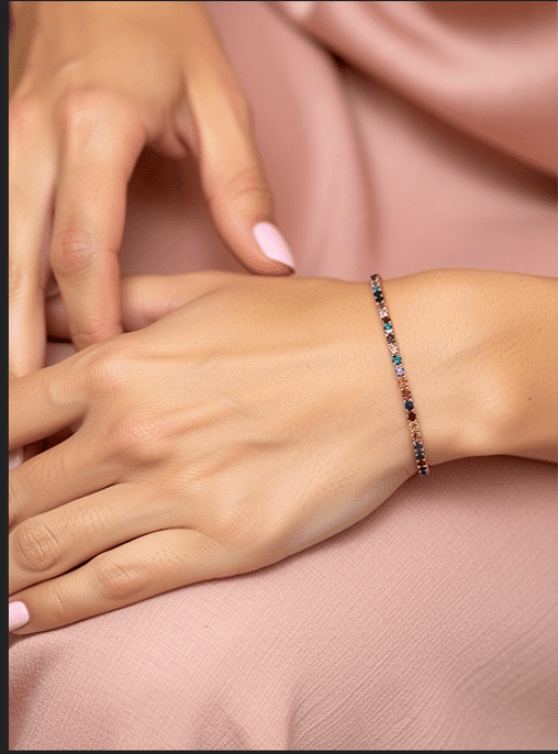 CARTE ATSEM + BRACELET CRISTAUX - D16 