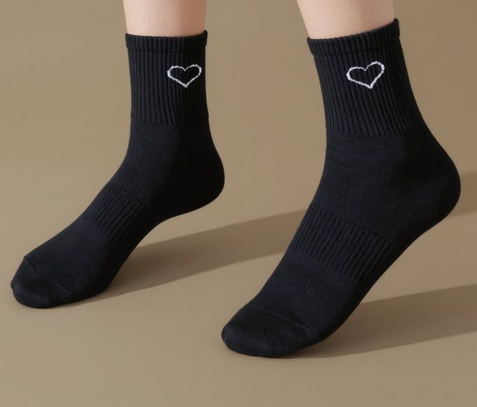 CARTE JE T'AIME DE LA TETE AUX PIEDS + CHAUSSETTES + BONNET POUR LUI