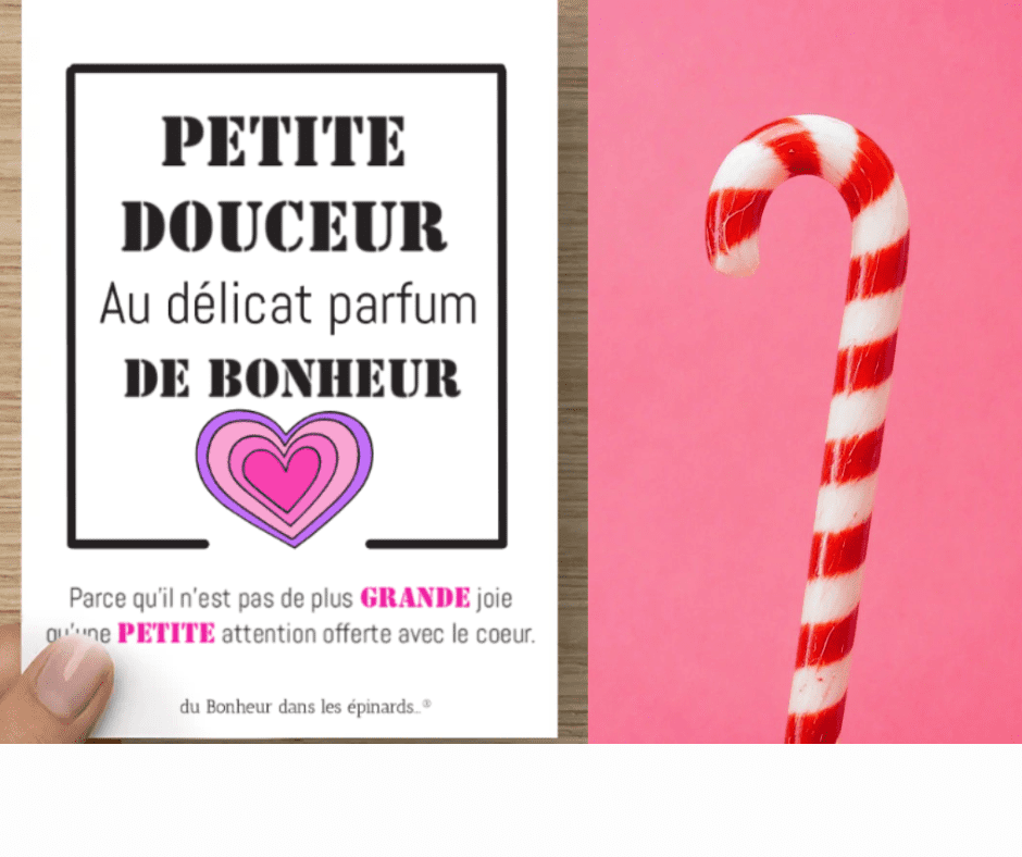 CARTE PETITE DOUCEUR + CANDY CANE - A18