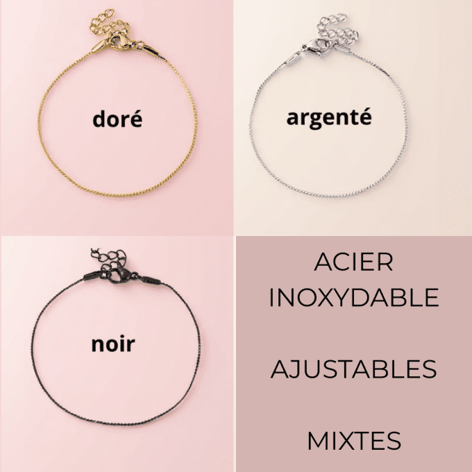 CARTE + 2 BRACELETS LES INSEPARABLES - R59