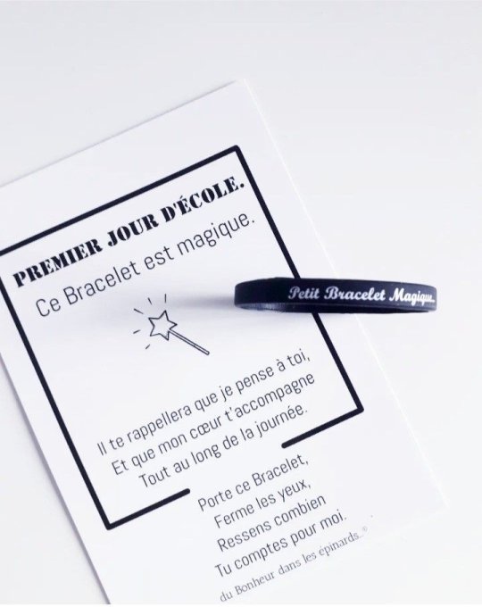 CARTE + LE BRACELET MYSTERE - RENTREE SCOLAIRE - (de 1 à 10 Bracelets) - D11-2 