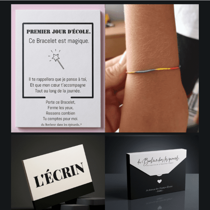 COFFRET PREMIER JOUR D'ECOLE - LE BRACELET IMPERDABLE