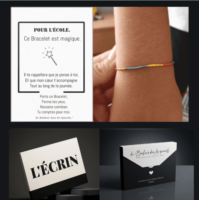 COFFRET POUR L'ECOLE - LE BRACELET IMPERDABLE