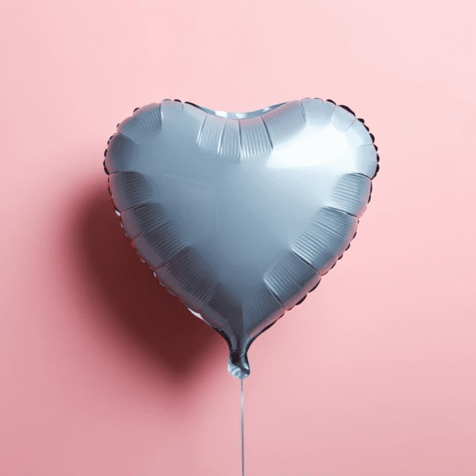 BOX COEUR + MESSAGE PERSONNALISE  - Coloris au choix