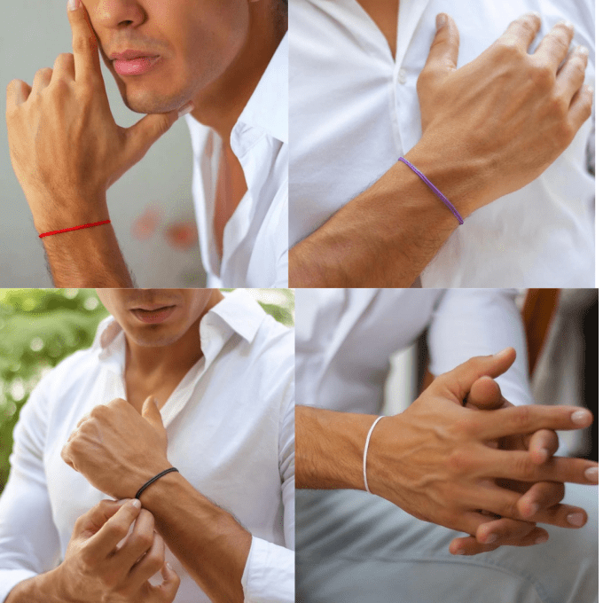 CARTE + 2 BRACELETS (14 coloris au choix)  - VIENS ON SE FABRIQUE - R14