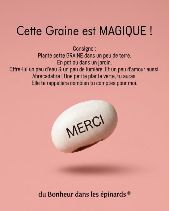 COFFRET GRAINE DE REMERCIEMENT MAGIQUE