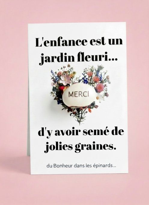GRAINE MAGIQUE - FIN D'ANNEE SCOLAIRE - MERCI 