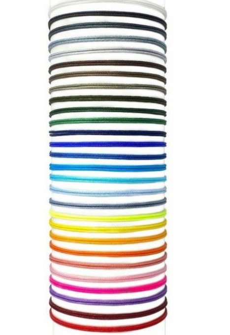 LOT DE 2 BRACELETS CORDONS - 14 COLORIS