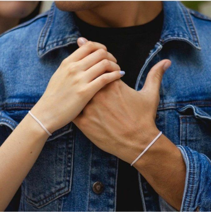 CARTE I LOVE NOUS + 2 BRACELETS (14 coloris au choix) - R12