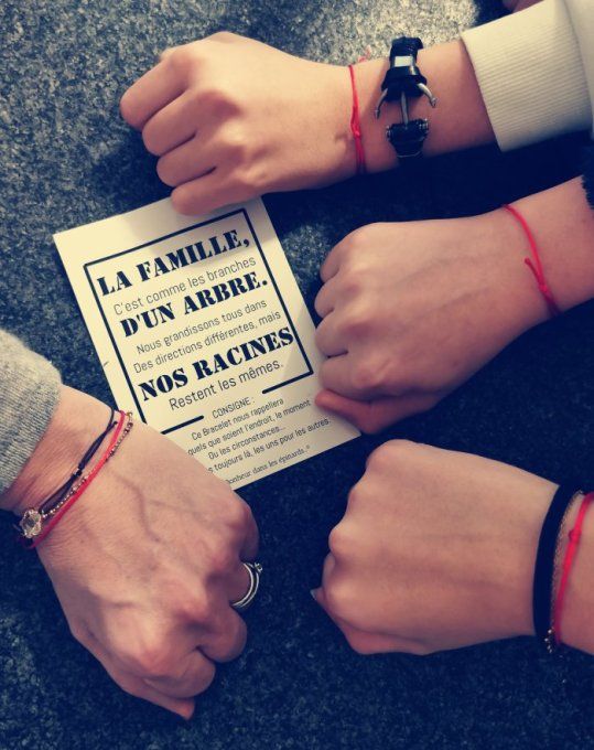 CARTE LA FAMILLE  + 2 à 10 BRACELETS - F36
