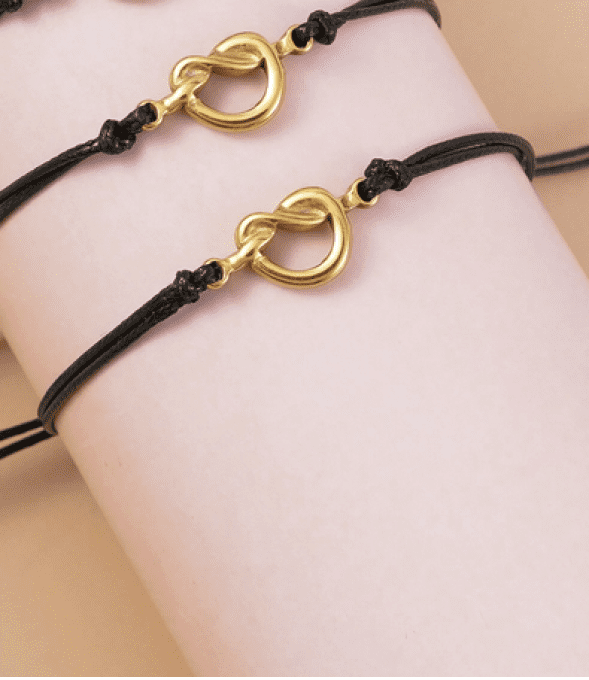 CARTEJE T'AIME AUSSI FORT QUE LE LIEN + 2 BRACELETS NOEUDS 