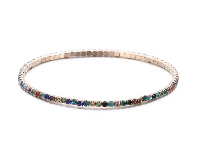 CARTE ATSEM + BRACELET CRISTAUX 
