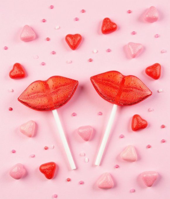 CARTE PETITE DOUCEUR + 2 SUCETTES BISOUS - S29 