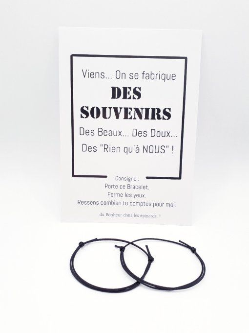 CARTE + 2 BRACELETS PERMANENTS - VIENS ON SE FABRIQUE - R14