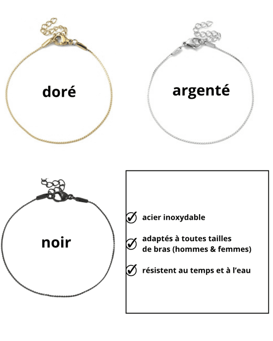 CARTE + 2 BRACELETS  - PTITE PATATE - R04